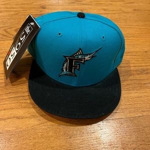 1994 florida marlins 5950 new era on field size 7 3/8 100% wool fitted hat